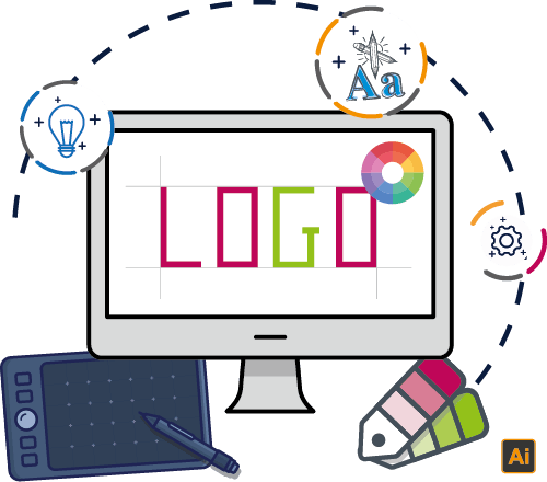 Logodesign Grafikdesigner in Gießen, Logo professionell erstellen lassen